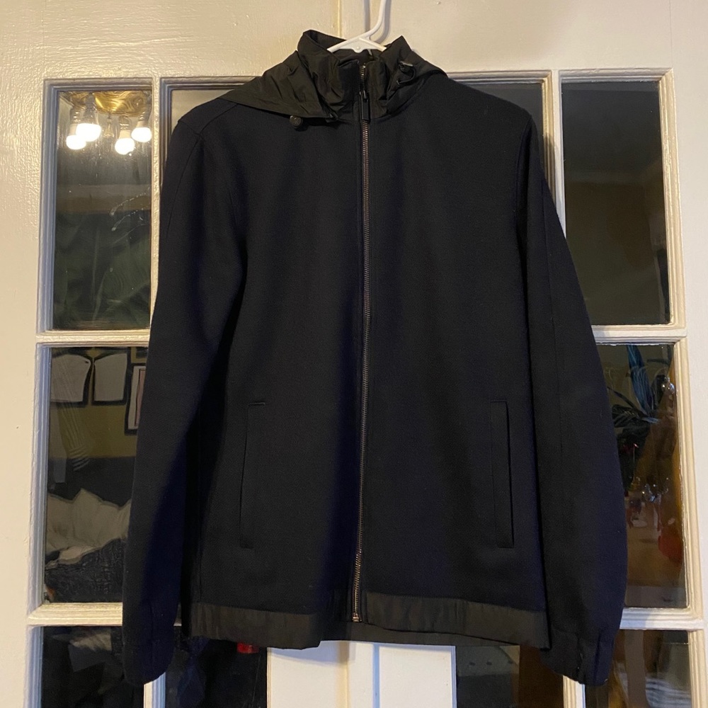 Mossimo Dutti Wool Hooded Bomber